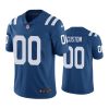 colts 00 custom royal color rush limited jersey