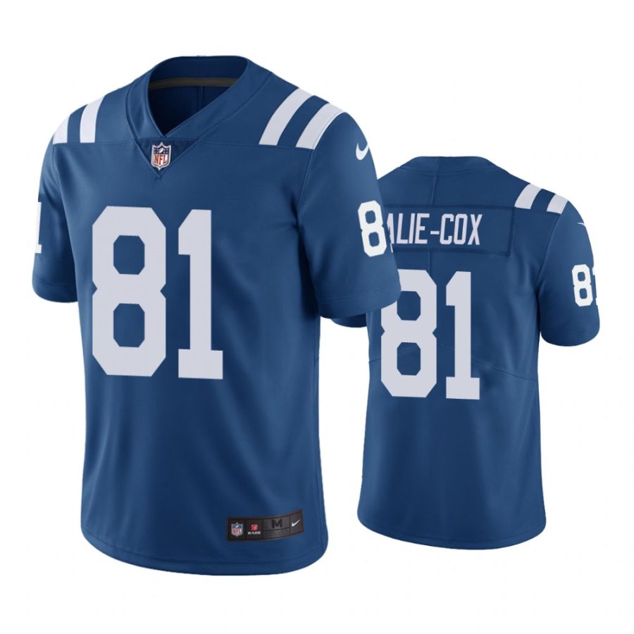 colts 81 mo alie cox royal color rush limited jersey