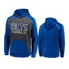 colts charcoal royal game day ready chiller fleece pullover hoodie