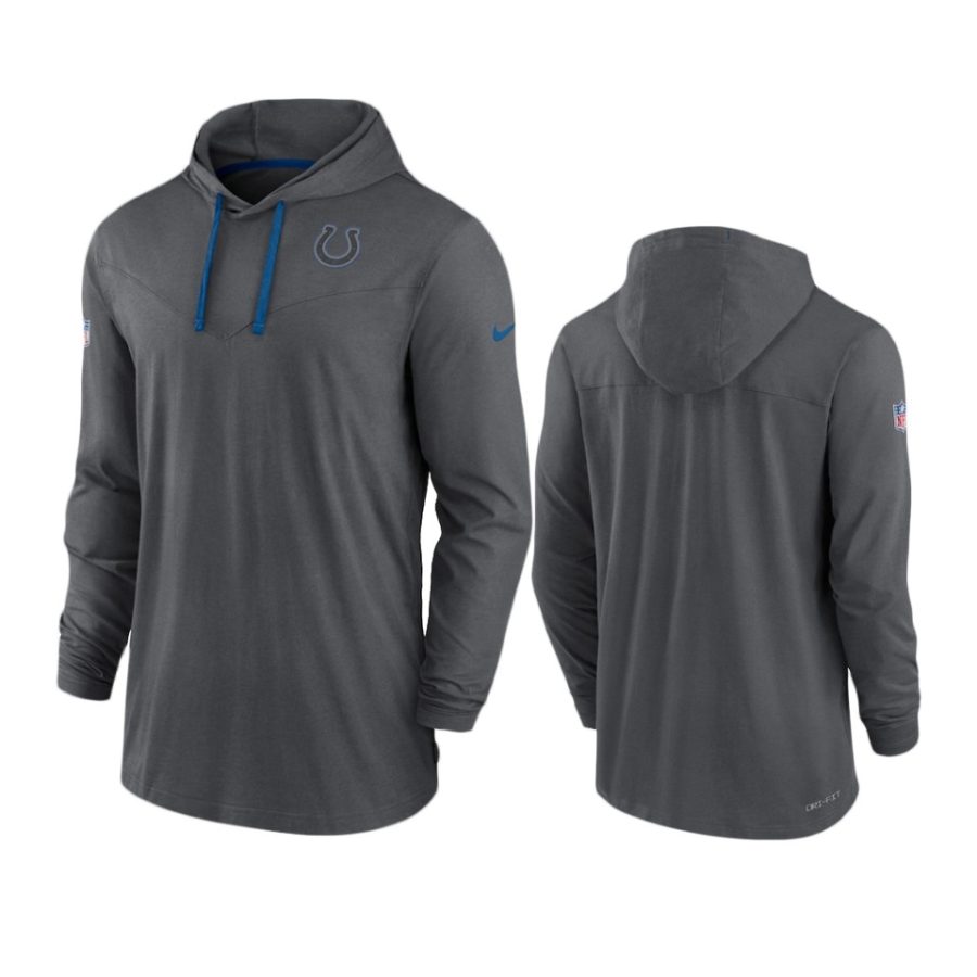 colts charcoal sideline pop hoodie