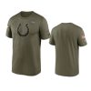 colts olive 2021 salute to service legend performance t shirt