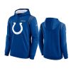 colts royal sideline logo performance hoodie