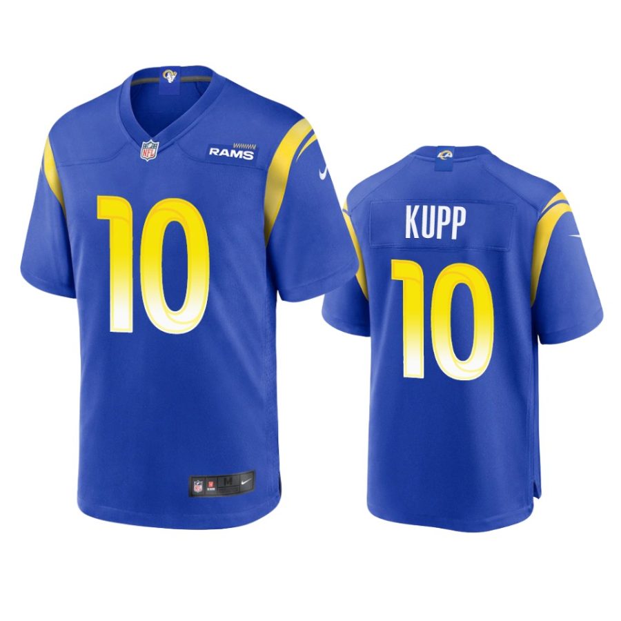 cooper kupp rams royal game jersey