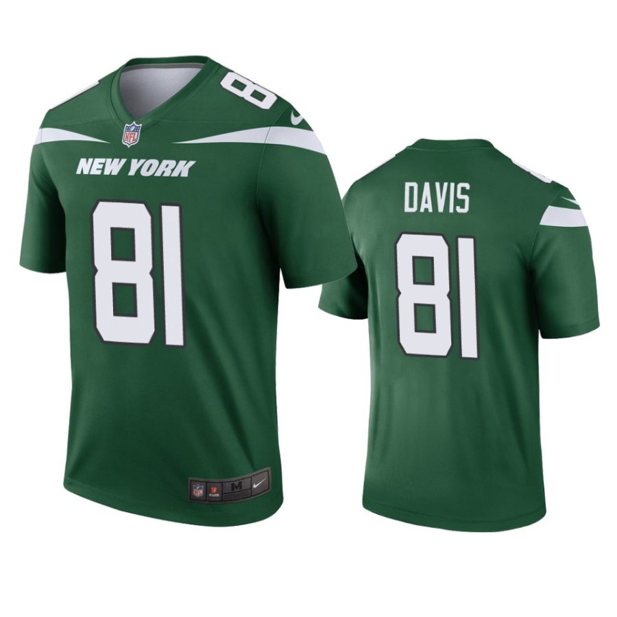 corey davis jets legend green jersey