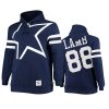 cowboys ceedee lamb navy big face hoodie