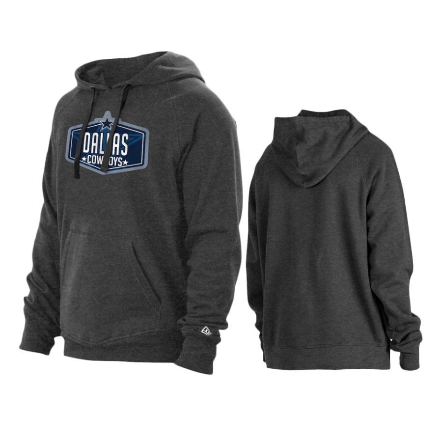 cowboys charcoal 2021 nfl draft hook hoodie