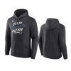 cowboys charcoal 2021 nfl playoffs lights action hoodie