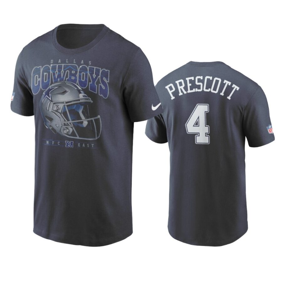 cowboys dak prescott navy helmet t shirt