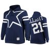 cowboys ezekiel elliott navy big face hoodie