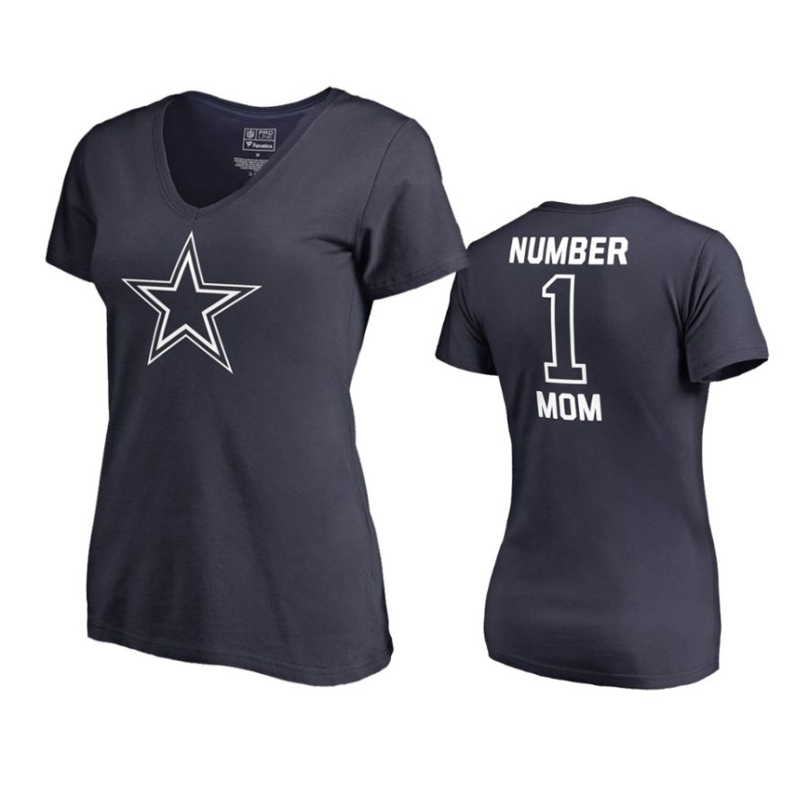 cowboys navy number one mom t shirt