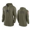 cowboys olive 2022 salute to service tonal pullover hoodie