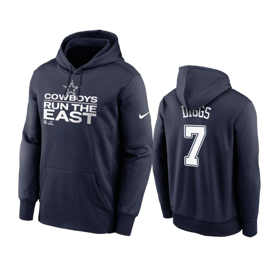 cowboys trevon diggs navy 2021 nfc east division champions hoodie