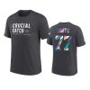 cowboys tyron smith charcoal 2021 nfl crucial catch t shirt