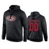 custom 49ers black circuit logo hoodie