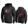 custom bills black arch smoke hoodie