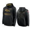 custom broncos black 2020 salute to service sideline performance hoodie