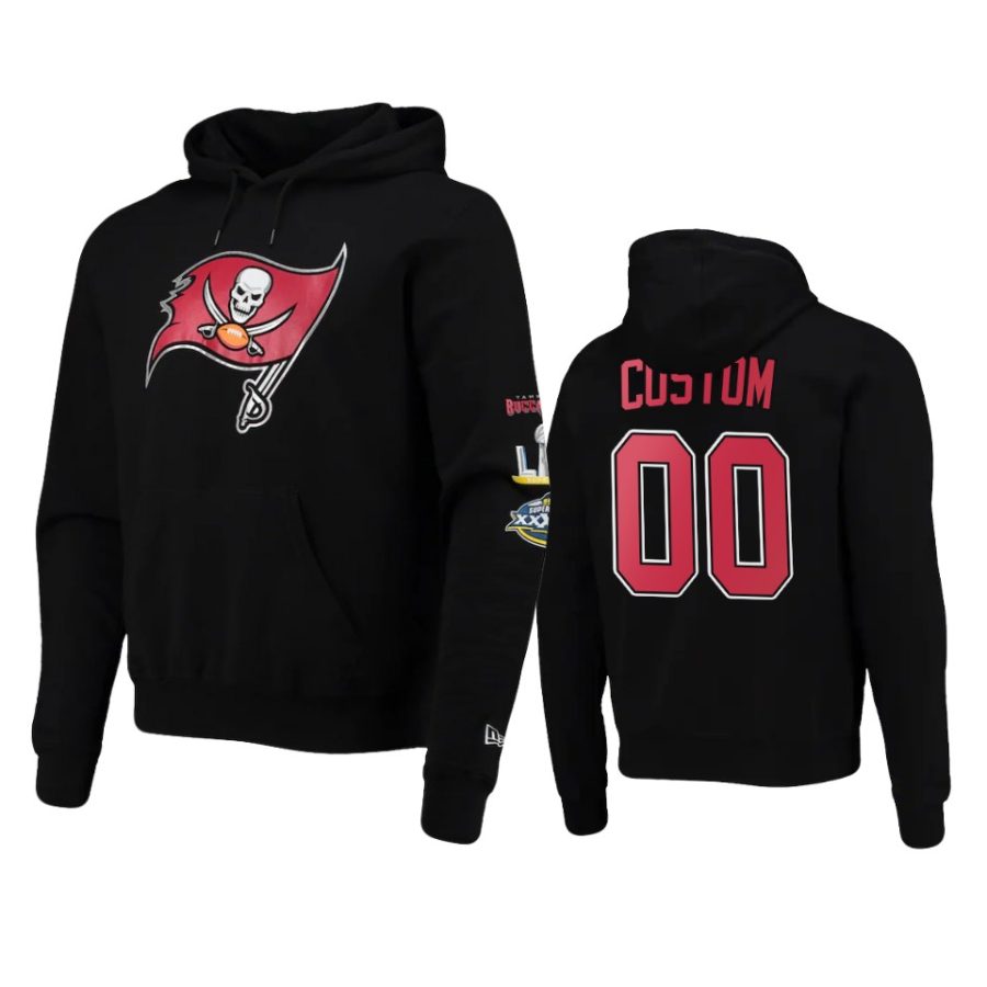 custom buccaneers black super bowl champions hoodie