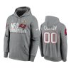 custom buccaneers gray 2020 nfc champions hoodie