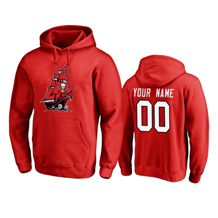 custom buccaneers red 2020 new logo pullover hoodie