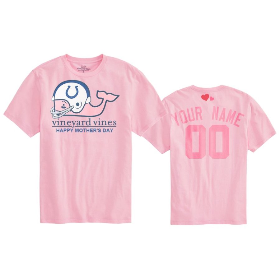 custom colts pink mothers day t shirt