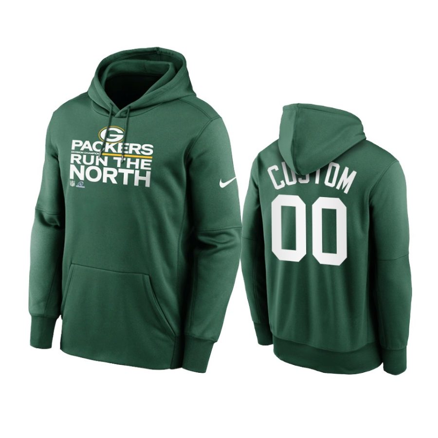 custom packers green 2021 nfc north division champions hoodie