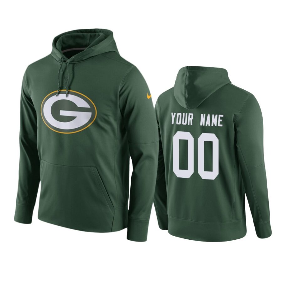 custom packers green circuit logo hoodie