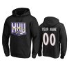 custom ravens black 25th season pullover hoodie