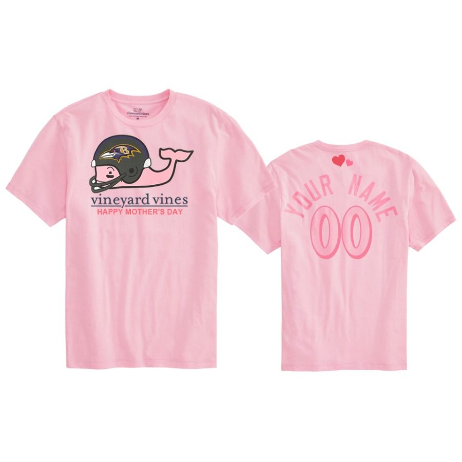 custom ravens pink mothers day t shirt