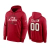 custom red 2023 nfc south division champions locker room hoodie