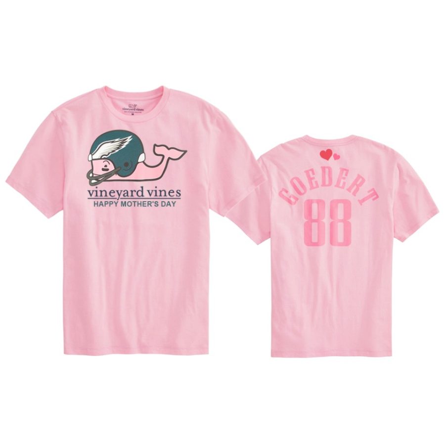 dallas goedert eagles pink 2020 mothers day t shirt