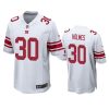 darnay holmes giants white game jersey