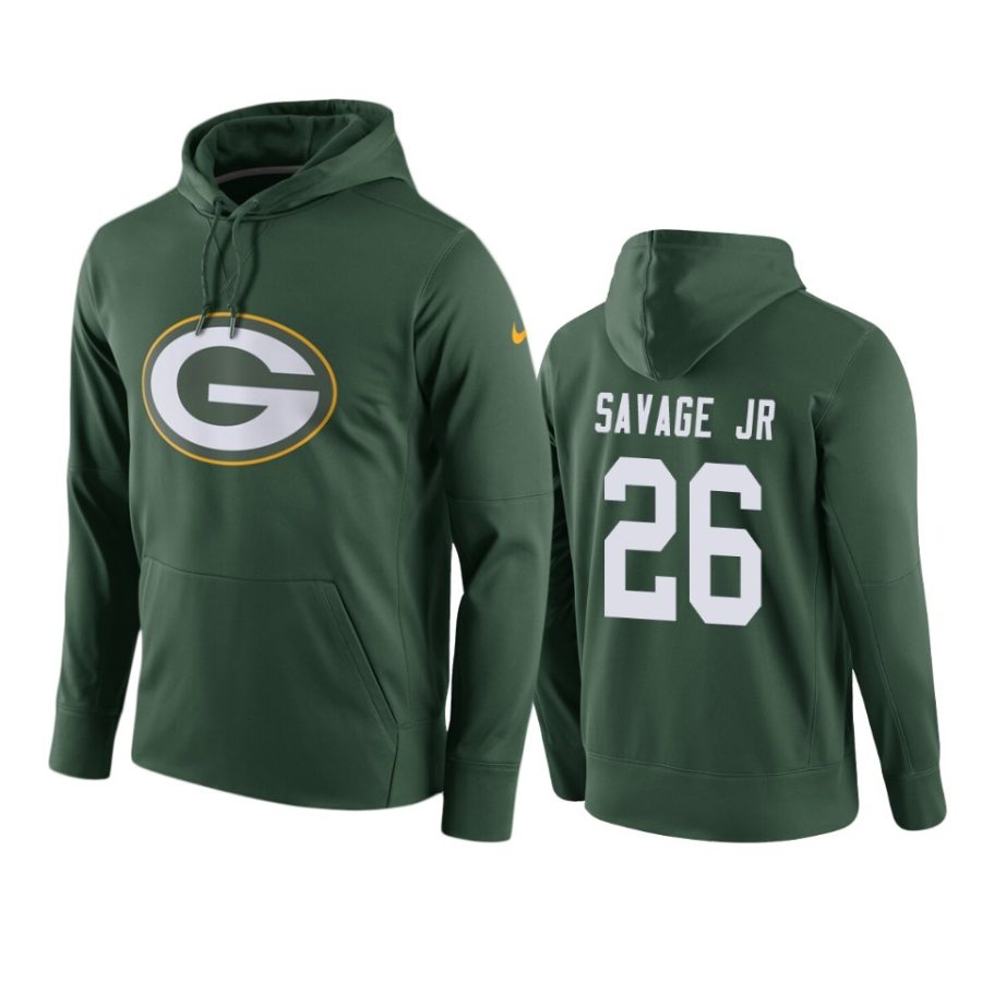 darnell savage jr. packers green circuit logo hoodie