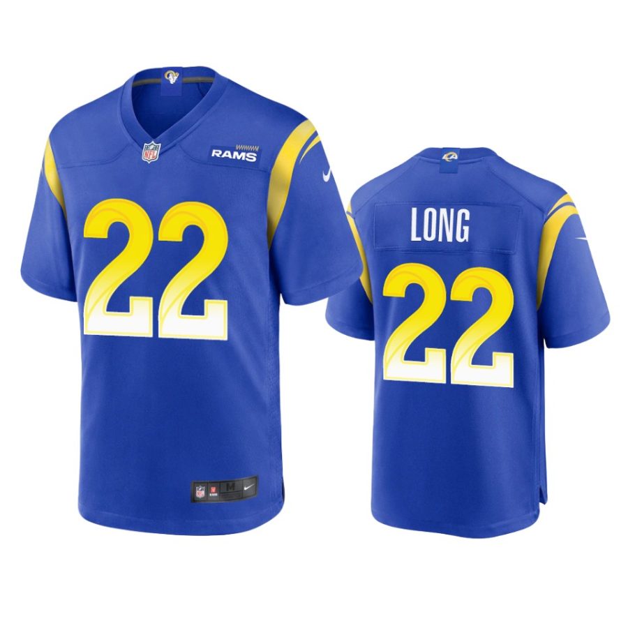 david long rams royal game jersey