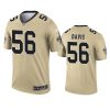 demario davis saints 2021 inverted legend gold jersey