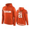 denzel ward browns orange circuit wordmark hoodie