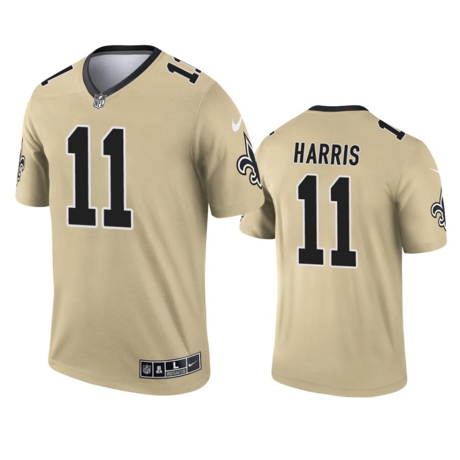 deonte harris saints 2021 inverted legend gold jersey