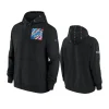 detroit lions black 2023 nfl crucial catch club hoodie