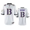 devin duvernay ravens white game jersey