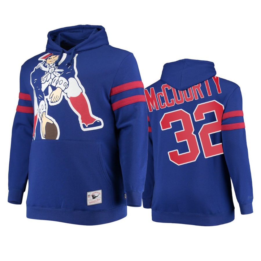 devin mccourty patriots royal big face hoodie