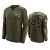 devin white buccaneers olive 2021 salute to service henley t shirt