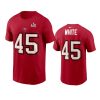 devin white tampa bay buccaneers red super bowl lv champions name number t shirt