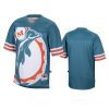 dolphins aqua big face t shirt