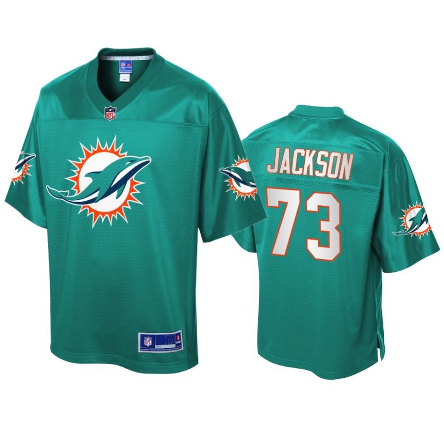 dolphins austin jackson pro line aqua icon jersey