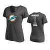 dolphins charcoal number one mom t shirt