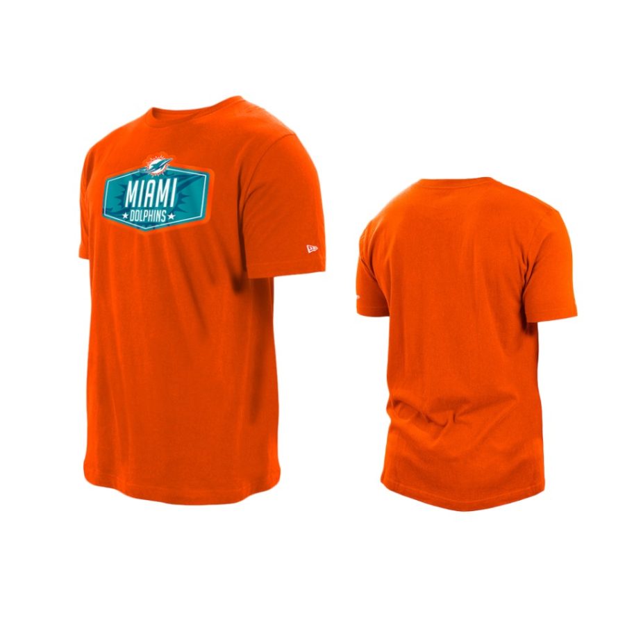 dolphins orange 2021 nfl draft hook t shirt