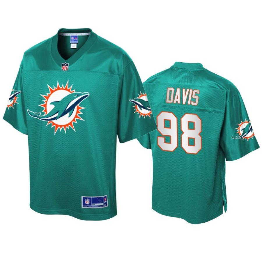 dolphins raekwon davis pro line aqua icon jersey