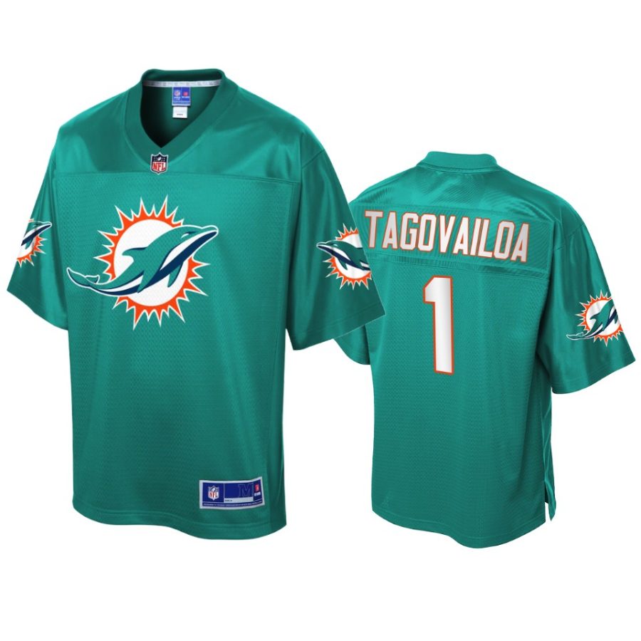 dolphins tua tagovailoa pro line aqua icon jersey