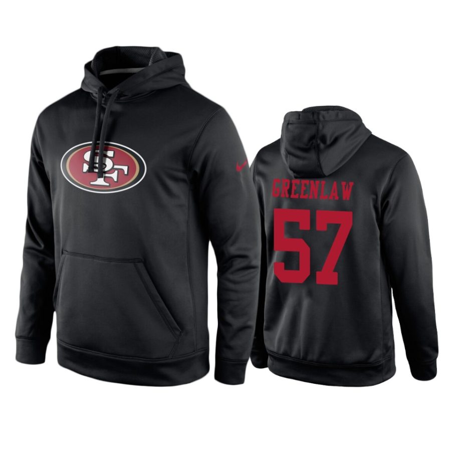 dre greenlaw 49ers black circuit logo hoodie