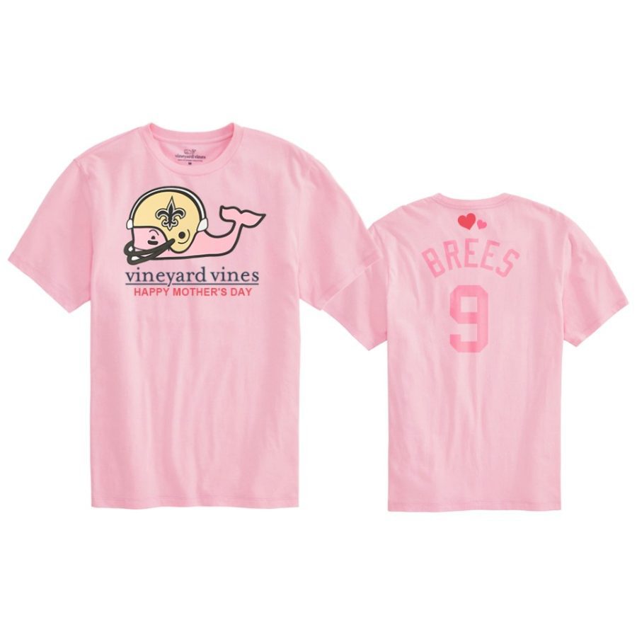 drew brees saints pink mothers day t shirt