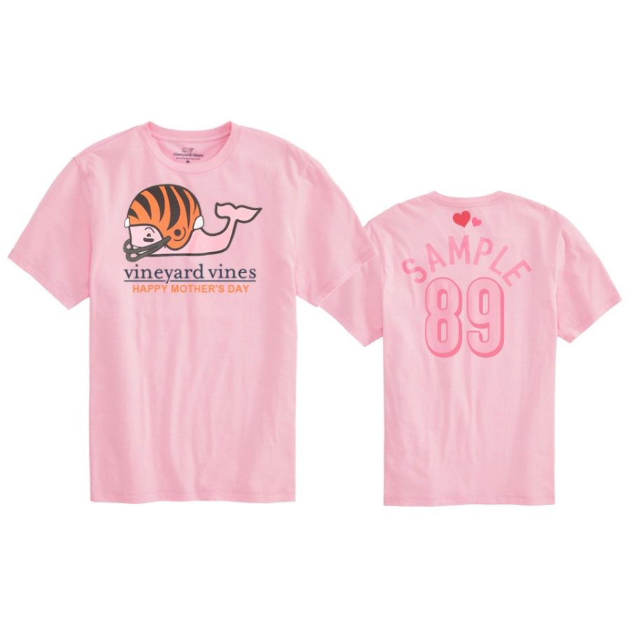 drew sample bengals pink mothers day t shirt